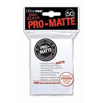 Ultra-Pro Koszulki Pro-Matte Standard 66x91 - Białe (50szt) Inny producent