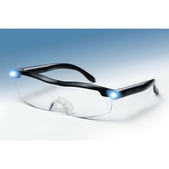 Ultra Vue Okulary powiększające z LED, plastikowe, czarne Ultra Vue
