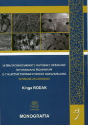 Ultradrobnoziarniste materiały metalowe wytwarzane technikami o cyklicznie zmiennej drodze odkształcania Kinga Rodak