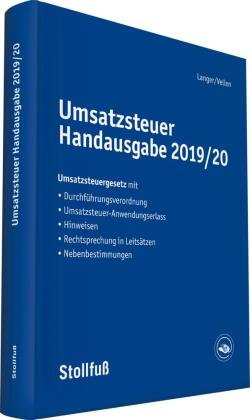 Umsatzsteuer Handausgabe 2019/20 Stollfuß Verlag Buch