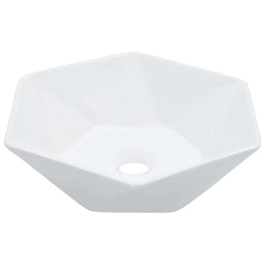 Umywalka 41x36,5x12cm ceramiczna biała vidaXL