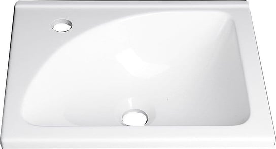 Umywalka meblowa, kompozyt, 40x32 cm, biała Inna marka