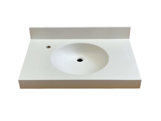 Umywalka meblowa, prostokątna, biała, 78 x 50 cm IdealStones