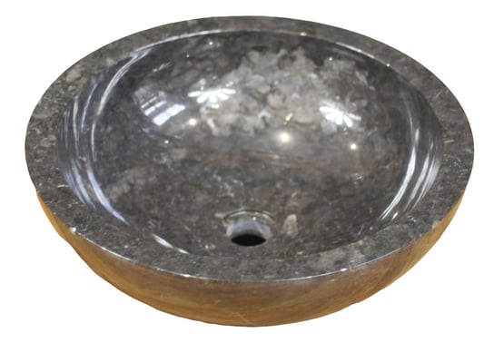 Umywalka nablatowa, okrągła, 45 x 45 cm, kamień naturalny IdealStones