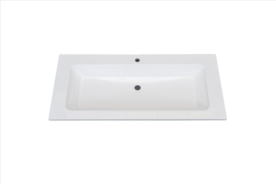 Umywalka wpuszczana, prostokątna, biała, 120,5x55 cm IdealStones