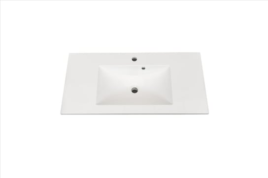 Umywalka wpuszczana w blat, prostokątna, biała, 91x46,2 cm IdealStones