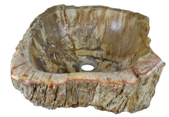 Umywalka z kamienia naturalnego, brązowa Divero