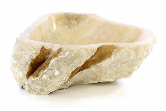 Umywalka z naturalnego kamienia onyksu - nablatowa Divero