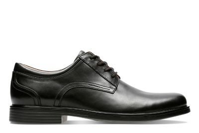 Un Aldric Lace [black leather] - rozmiar 45 Clarks