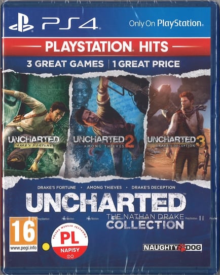 Uncharted: Kolekcja Nathana Drake'a PL/ENG HITS!, PS4 Sony Interactive Entertainment