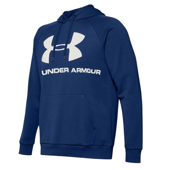 Under Armour, Bluza sportowa męska, Rival Fleec Sportstyle Logo Hoddie 1345628 449, niebieski, rozmiar L Under Armour