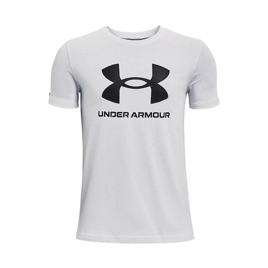 Under Armour, Koszulka dziecięca, Y Sportstyle Logo SS 1363282 014, biały, rozmiar XL Under Armour