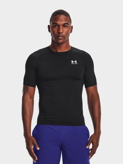 Under Armour, Koszulka męska, HeatGear Armour SS Comp, Czarna, 1361518-001, Rozmiar L Under Armour