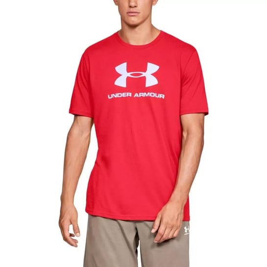 Under Armour, Koszulka męska, Sportstyle Logo SS 1329590 600, czerwony, rozmiar L Under Armour