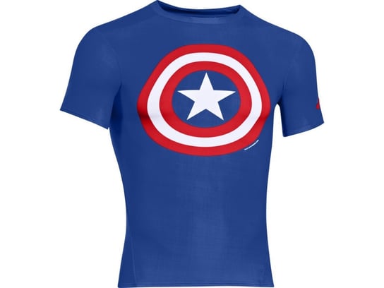 Under Armour, Koszulka męska termoaktywna, Alter Ego Comp SS Captain America, rozmiar XL Under Armour