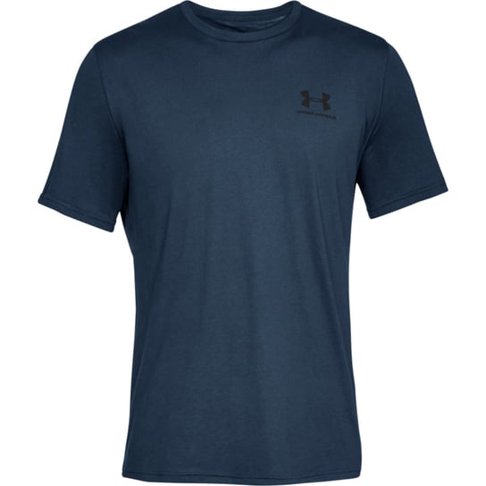 Under Armour, Koszulka sportowa męska, Sportstyle Left Chest SS, 1326799-408, Granatowa, Rozmiar L Under Armour