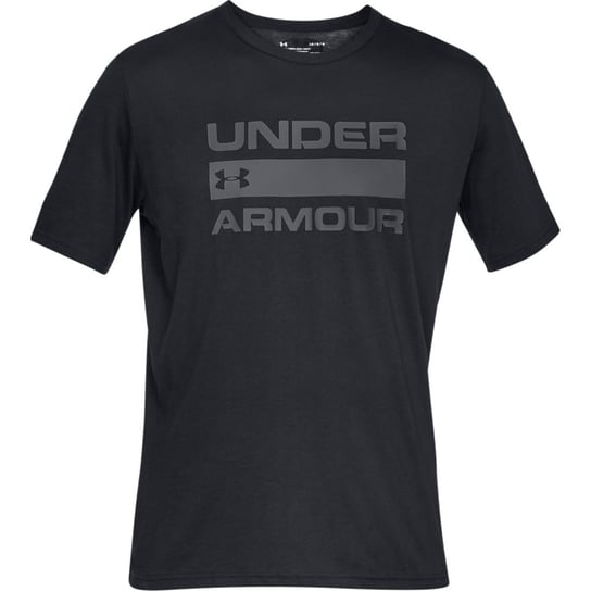 Under Armour, Koszulka sportowa męska, Team Issue Wordmark SS, 1329582-001, Czarna, Rozmiar M Under Armour