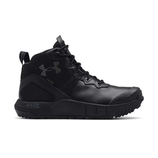 Under Armour Micro G Valsetz Leather WP 3024334-001, Męskie, buty taktyczne, Czarne Under Armour