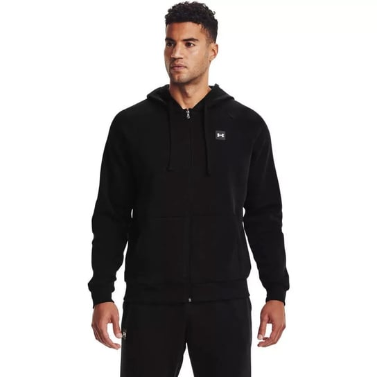 Under Armour Rival Fleece FZ Hoodie 1357111-001, Mężczyzna, Bluza sportowa, Czarna Under Armour