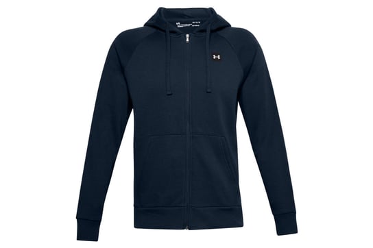 Under Armour Rival Fleece FZ Hoodie 1357111-408, Mężczyzna, Bluza sportowa, Granatowa Under Armour