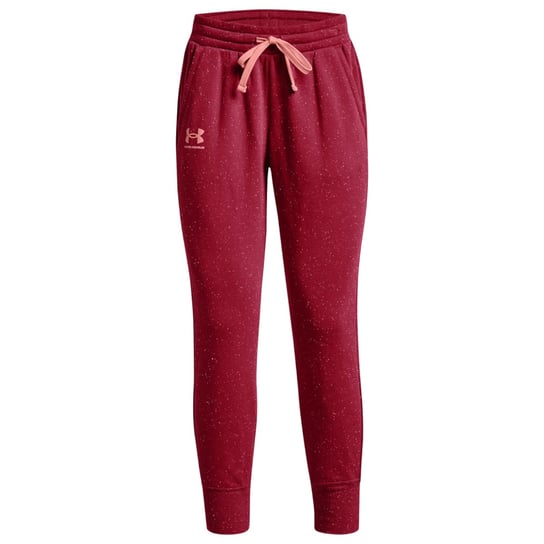 Under Armour Rival Fleece Joggers 1356416-664 Damskie Spodnie Czerwone Under Armour