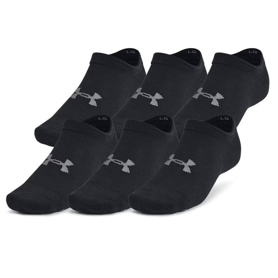 Under Armour, Skarpetki Essential, Czarne, 1382611-001, Rozmiar S, 6 szt. Under Armour