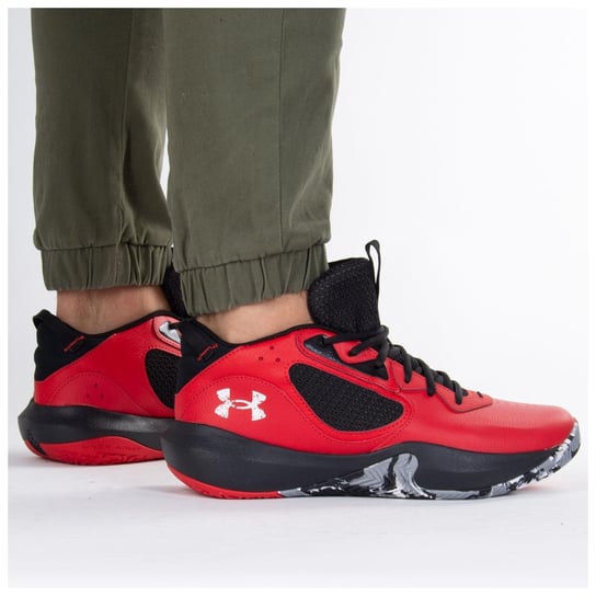 Under Armour, Sneakersy męskie, Lockdown 6, Czerwone,  rozmiar 42 1/2 Under Armour