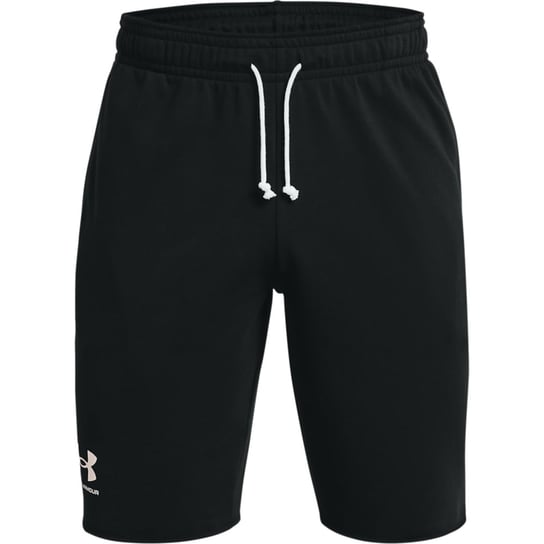 Under Armour, Spodenki treningowe męskie, Rival Terry Shorts, 1361631-001, Czarne, Rozmiar L Under Armour