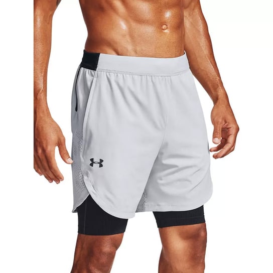 Under Armour Stretch Woven Shorts 1351667-014, Mężczyzna, Spodenki, szare Under Armour