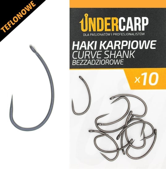 Undercarp Haki Karpiowe Curve Shank 6 Bezzadzior UNDERCARP