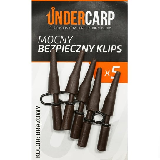 Undercarp Mocny Bezpieczny Klips – Brązowy UNDERCARP