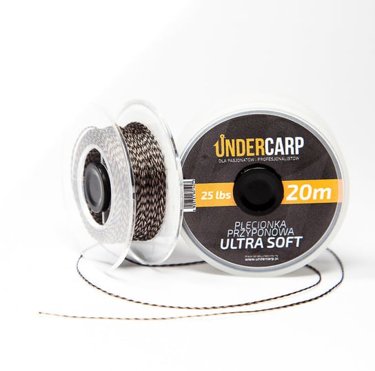 Undercarp Plecionka Przyponowa 20 M/25 Lbs Ultra Soft – Brązowa UNDERCARP