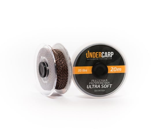 Undercarp Plecionka Przyponowa 20 M/35 Lbs Ultra Soft – Brązowa UNDERCARP