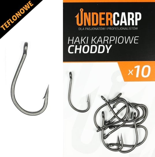 Undercarp Teflonowe Haki Karpiowe Choddy Nr8 Inna marka
