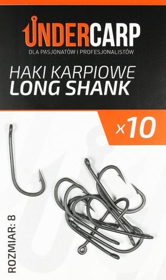 Undercarp Teflonowe Haki Karpiowe Long Shank Nr8 Inna marka