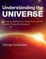 Understanding the Universe Greenstein George