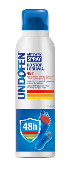 Undofen, Aktywny spray do stóp i obuwia 48h, 150 ml Undofen