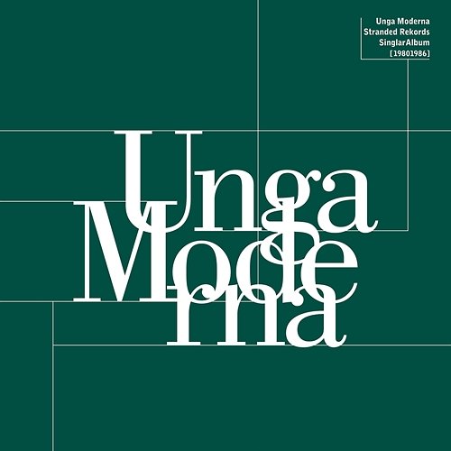 Unga Moderna: Stranded Rekords Singlar Album 1980-1986 Various Artists