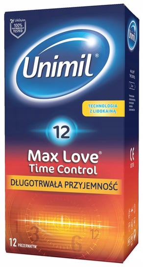 Unimil, Max Love, Mocno Opóźniające Z Lidokainą, 12 Szt. Unimil