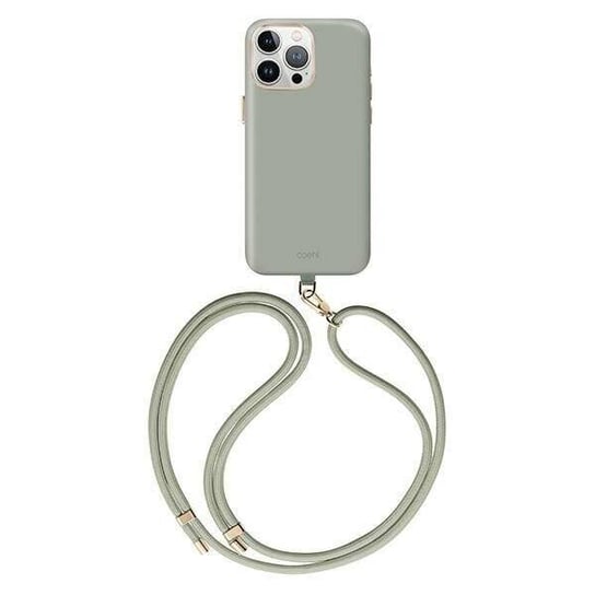 Uniq Etui Coehl Creme Iphone 15 Pro 6.1" Magnetic Charging Szałwia/Soft Sage UNIQ