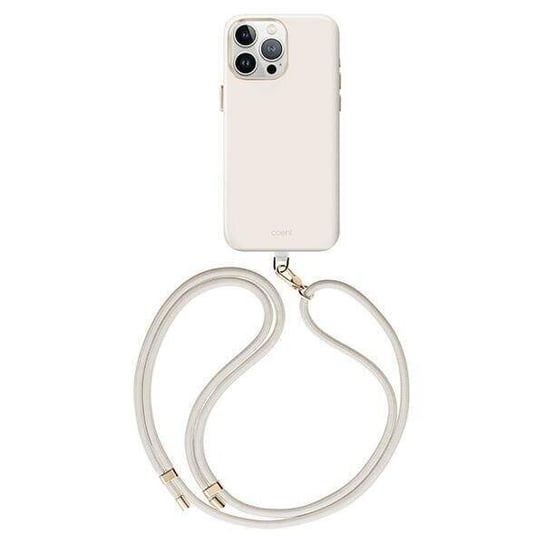 Uniq Etui Coehl Creme Iphone 15 Pro Max 6.7" Magnetic Charging Kość Słoniowa/Ivory UNIQ