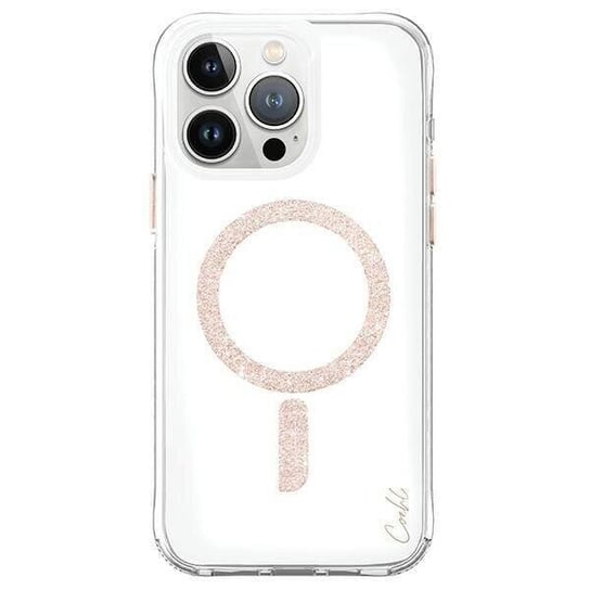 Uniq Etui Coehl Glace Iphone 15 Pro 6.1" Magnetic Charging Różowo-Złoty/Rose Gold UNIQ