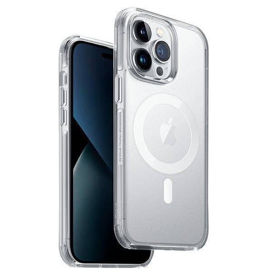 UNIQ etui Combat iPhone 14 Pro Max 6,7" Magclick Charging przeźroczysty/dove satin clear UNIQ