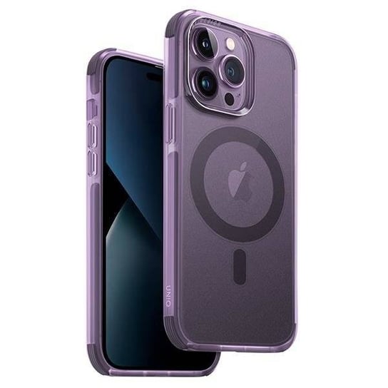 UNIQ etui Combat iPhone 14 Pro Max 6,7" Magclick Charging purpurowy/fig purple UNIQ