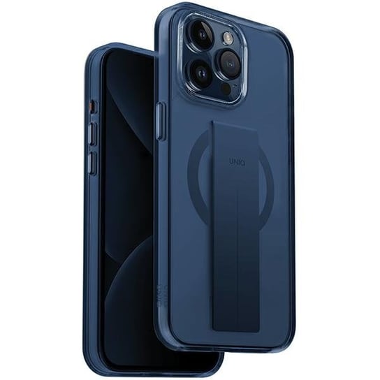 Uniq Etui Heldro Mag Obudowa Magsafe Do Iphone 15 Pro Max 6.7" Magclick Charging Niebieski/Ultramarine Deep Blue UNIQ