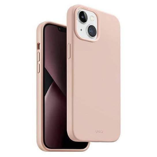 UNIQ etui Lino Hue iPhone 14 6,1" Magclick Charging różowy/blush pink UNIQ