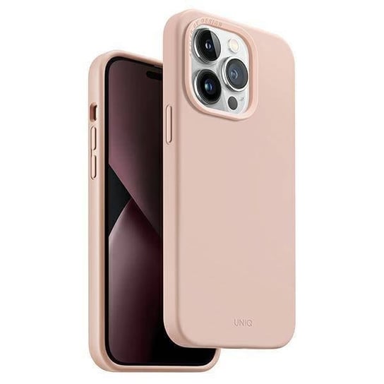 UNIQ etui Lino Hue iPhone 14 Pro 6,1" Magclick Charging rózowy/blush pink UNIQ