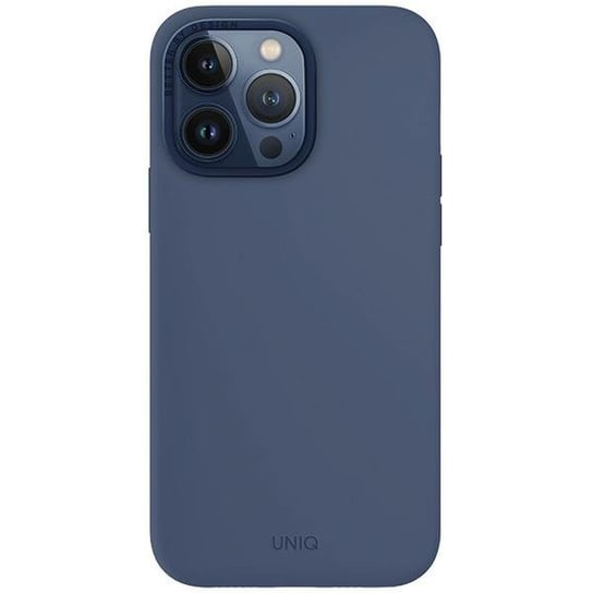 UNIQ etui Lino Hue iPhone 15 Pro Max 6.7" Magclick Charging granatowy/navy blue UNIQ