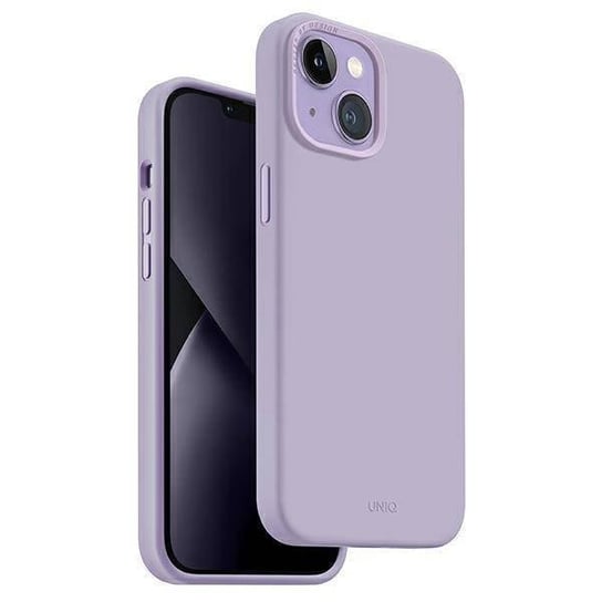 UNIQ etui Lino iPhone 14 6,1" lilak/lilac lavender UNIQ