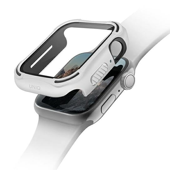 UNIQ etui Torres Apple Watch Series 4/5/6/SE 40mm. biały/dove white UNIQ
